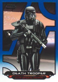 2018 Topps Star Wars: Galactic Files - Blue #RO-12 Death Trooper Front