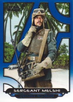 2018 Topps Star Wars: Galactic Files - Blue #RO-24 Sergeant Melshi Front