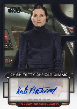 2018 Topps Star Wars: Galactic Files - Autographs #A-KF Kate Fleetwood Front