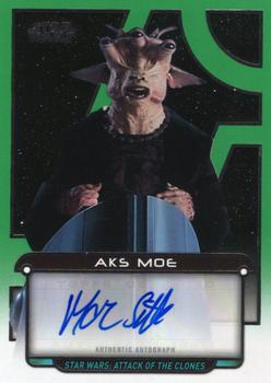 2018 Topps Star Wars: Galactic Files - Autographs Green #A-MSA Marc Silk Front