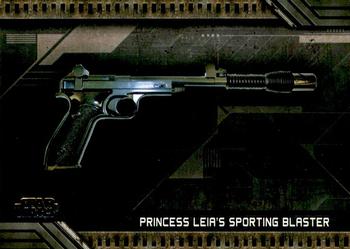 2018 Topps Star Wars: Galactic Files - Weapons #W-1 Princess Leia's Sporting Blaster Front