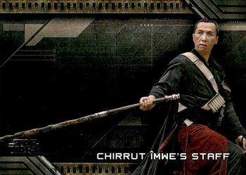 2018 Topps Star Wars: Galactic Files - Weapons #W-6 Chirrut Îmwe's Staff Front