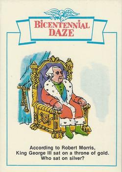 1976 Gamecraft Bicentennial Daze #19 Robert Morris Front