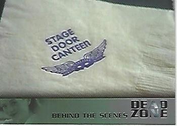 2004 Rittenhouse Dead Zone Seasons 1 & 2 - Behind The Scenes #B4 Enigma Front