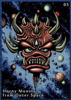 2011 Studio E The Monster Art of Mike Sosnowski #5 Horny Monster from Outer Space Front