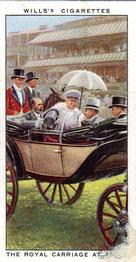 1935 Wills's The Reign of H.M. King George V #23 The Royal Carriage at Ascot Front