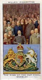 1935 Wills's The Reign of H.M. King George V #27 The King at the Cup Final, Wembley Front