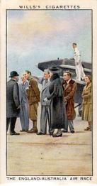1935 Wills's The Reign of H.M. King George V #46 The England-Australia Air Race Front