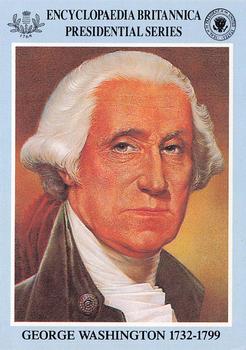1991 Encyclopedia Britannica Presidential #NNO George Washington Front