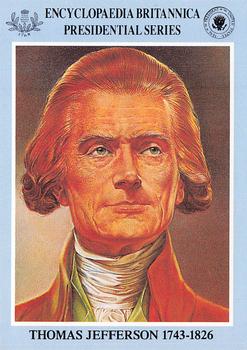 1991 Encyclopedia Britannica Presidential #NNO Thomas Jefferson Front