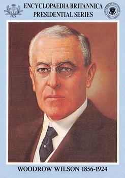 1991 Encyclopedia Britannica Presidential #NNO Woodrow Wilson Front