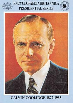 1991 Encyclopedia Britannica Presidential #NNO Calvin Coolidge Front