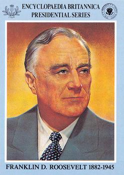 1991 Encyclopedia Britannica Presidential #NNO Franklin D. Roosevelt Front