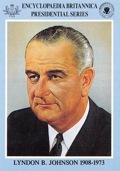 1991 Encyclopedia Britannica Presidential #NNO Lyndon B. Johnson Front
