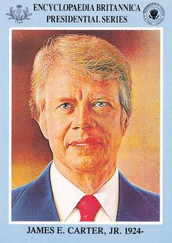 1991 Encyclopedia Britannica Presidential #NNO James E. Carter, Jr. Front