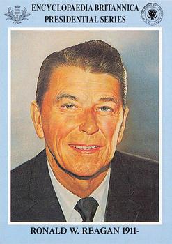 1991 Encyclopedia Britannica Presidential #NNO Ronald W. Reagan Front