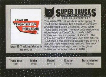 2017 CAT Scale Super Trucks Limited Edition Series Seventeen #9 1944 White WA-114 Back