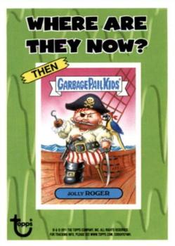 2011 Topps Garbage Pail Kids Flashback Series 2 - Silver #73a Jolly Roger Back