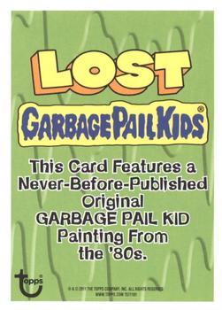 2011 Topps Garbage Pail Kids Flashback Series 3 - Punk Pink #69b Vaporized Val Back
