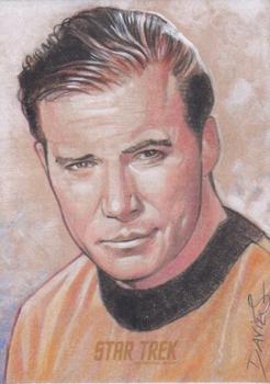 2018 Rittenhouse Star Trek The Original Series The Captain's Collection - Sketches #NNO Jason Davies Front