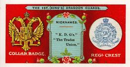 1993 Card Collectors Society Regimental Crests, Nicknames and Collar Badges #NNO The 1st (King's) Dragoon Guards Front
