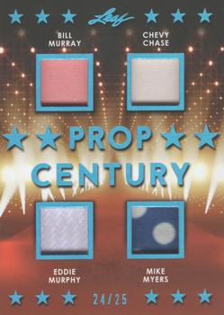 2018 Leaf Metal Pop Century - Prop Century 4 - Platinum Spectrum Holofoil #PC4-04 Bill Murray / Chevy Chase / Eddie Murphy / Mike Myers Front