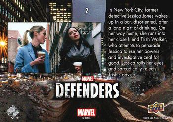 2018 Upper Deck Marvel's The Defenders #2 The H Word Back