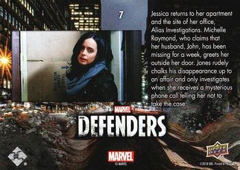 2018 Upper Deck Marvel's The Defenders #7 Do Yourself a Favor Back