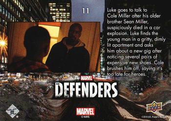 2018 Upper Deck Marvel's The Defenders #11 Heroes, Your Word, Not Mine Back