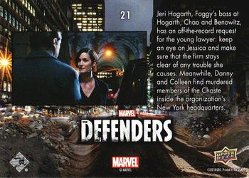 2018 Upper Deck Marvel's The Defenders #21 Just a Matter of Time Back