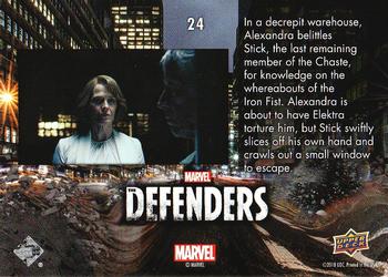 2018 Upper Deck Marvel's The Defenders #24 Old Friend Back