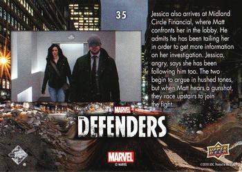 2018 Upper Deck Marvel's The Defenders #35 What Kind of Lawyer Are You? Back
