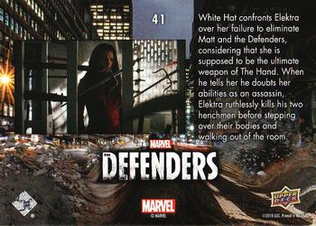2018 Upper Deck Marvel's The Defenders #41 Weapon of the Hand Back