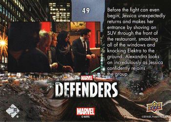 2018 Upper Deck Marvel's The Defenders #49 Who Missed Me? Back