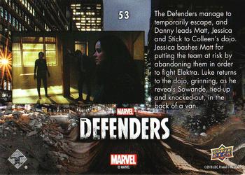 2018 Upper Deck Marvel's The Defenders #53 Cheap Thrill Back