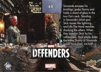 2018 Upper Deck Marvel's The Defenders #64 It Was Him or the Kid Back