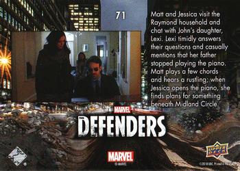 2018 Upper Deck Marvel's The Defenders #71 D-Sharp Back