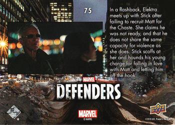 2018 Upper Deck Marvel's The Defenders #75 No Time for Love Back