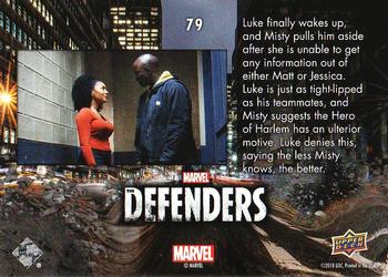 2018 Upper Deck Marvel's The Defenders #79 Hero or a Martyr Back