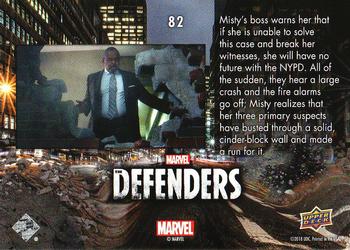 2018 Upper Deck Marvel's The Defenders #82 Official Legal Advice Back