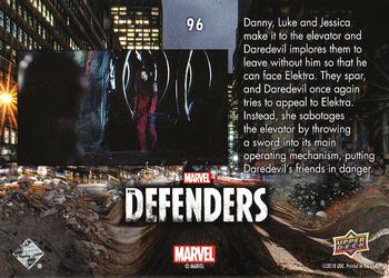 2018 Upper Deck Marvel's The Defenders #96 Done Hiding Back