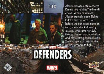 2018 Upper Deck Marvel's The Defenders #113 The Only Language They Speak Back