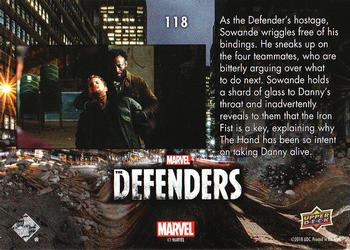 2018 Upper Deck Marvel's The Defenders #118 The Key Back