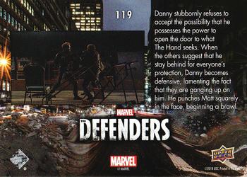 2018 Upper Deck Marvel's The Defenders #119 Don't Do This Back