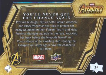 2018 Upper Deck Marvel Avengers Infinity War #32 You'll Never Get The Chance Again Back