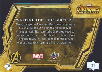 2018 Upper Deck Marvel Avengers Infinity War #37 Waiting For This Moment Back