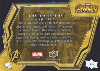 2018 Upper Deck Marvel Avengers Infinity War #44 Time To Be The Captain Back