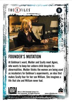 2018 Rittenhouse X-Files Seasons 10 & 11 #9 Founder's Mutation Back