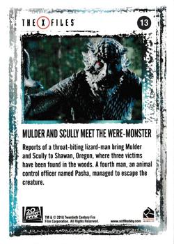 2018 Rittenhouse X-Files Seasons 10 & 11 #13 Mulder & Scully Meet the Were-Monster Back
