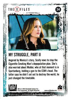 2018 Rittenhouse X-Files Seasons 10 & 11 #34 My Struggle II Back